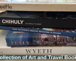Collection of Art and Travel Books