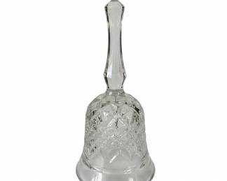 Vintage Cut Crystal Glass Bell second image