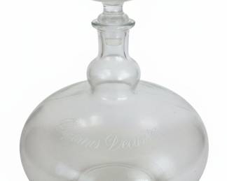 Etched Captains Decanter