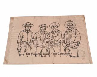 Ponderosa Ranch  The Cartwrights Copper Embossing