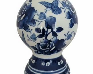 Blue and White Porcelain Ginger Jar