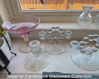 Imperial Candlewick Glassware Collection