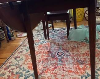 Kipp Stewart for Drexel Declaration Walnut Drop Leaf Dining Table