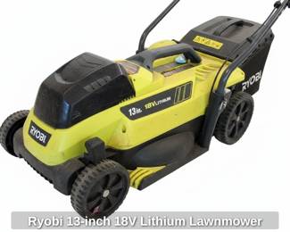 Ryobi inch V Lithium Lawnmower second image
