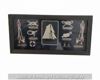 Nautical Knots and Sailboat Display