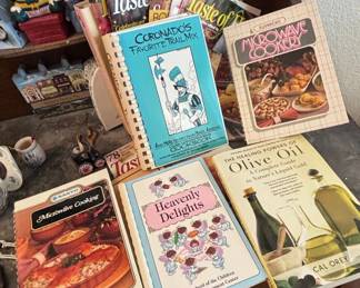 Collection of Vintage Cookbooks and Magazines