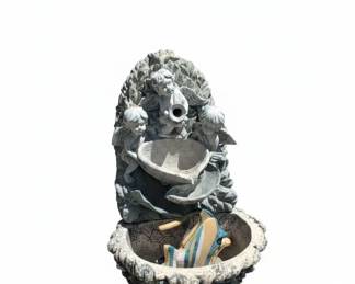 Cherub Fountain with Fish Bowl second image