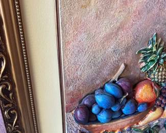 Textured Relief Framed Art Set  Pieces fifth image