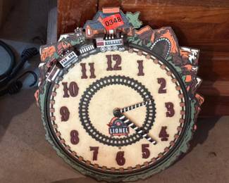 LIONEL TRAIN CLOCK