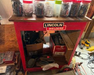 ROLLING LINCOLN WELDERS TABLE