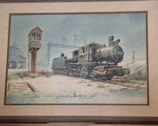 Frank Loudin Train art