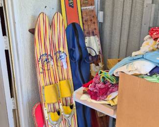 Vintage water skiis