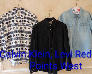 Vintage Calvin Klein, Levi Red Tab, Points West