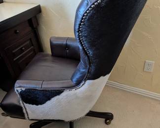 Cowhide Office Chair
