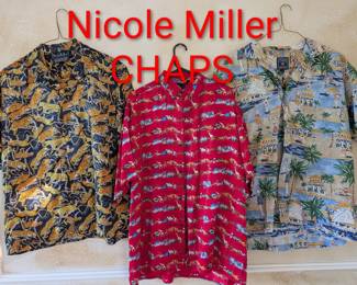 Vintage Nicole Miller, CHAPS Shirts