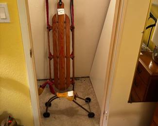 Vintage Yankees clipper sled