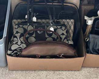 Coach and other bags