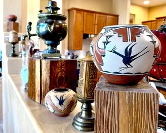 Zia and Acoma New Mexico Pottery
