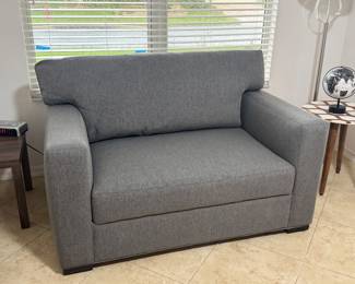 - Crate & Barrel single sleeper sofa 