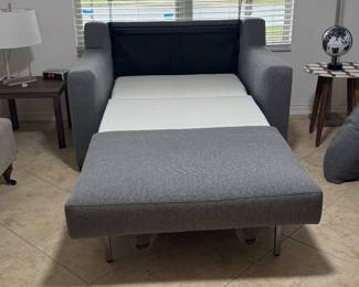 - Crate & Barrel single sleeper sofa 