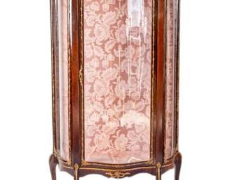 Original Late 19th Century Antique French Louis XV Ormolu Gilt Mahogany & Bronze Display