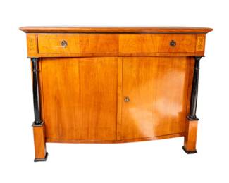 19th Century German Biedermeier Cabinet Buffet , Cherry Wood - Circa Early 1800s