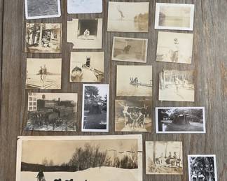 Lot of vintage and antique photographs