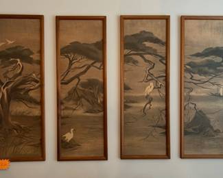 Four piece Vintage arc wall hanging