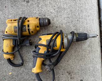 Dewalt Drill and Drywall Screw Gun