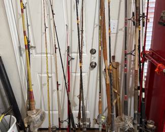Various Rod and Reels