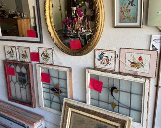 Mirrors, Stained Glass Panels and Wall Art