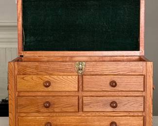 Old oak Keepsake Cabinet