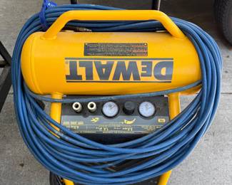 DeWalt Air Compressor and Hose