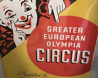 LOTS of circus programs and posters