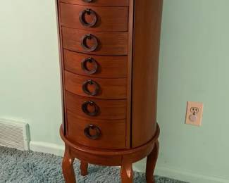 Standing Jewelry Box Armoire