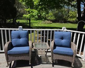 Patio Rockers With Table