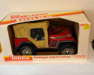 Vintage 1983 Tonka Golddigger Jeep CJ Vehicle NOS