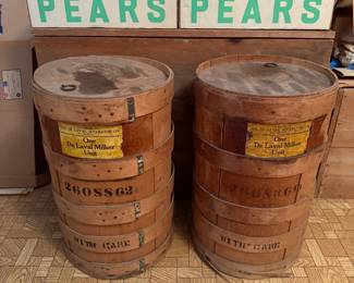 Rare De Laval Wooden Barrels Early