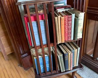 Revolving Bookcase Edwardian Style 