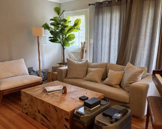 Couch 84"x40"x22.5" Seat Depth 27.5" = $1700