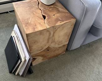 Custom Made Teak Cube 15.5"x15.5"x19 = $550ea