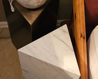 Triangle Accent Tables = $225ea