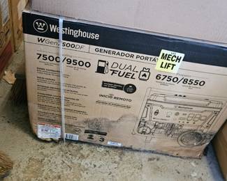 New Westinghouse Dual Fuel Generator $875