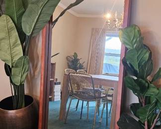 Wood Framed Large Mirror 75.5"x32" = $375