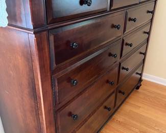 Restoration Hardware Camden dresser with cedar drawers - 65wx50hx18d