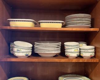 Villeroy & Boch French Garden Collection plates - Florence, Vienne, & Orange