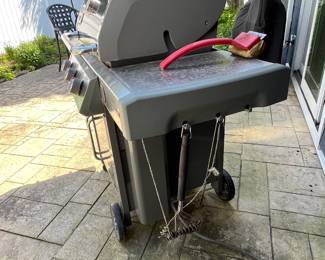 Weber Genesis II grill with natural gas hookup