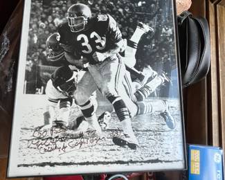 Mike Hull signed photo - Chicago Bears