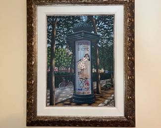 Paris themed art print - signed and numbered