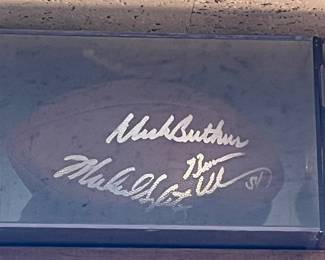 signed Bears football - Dick Butkus, etc